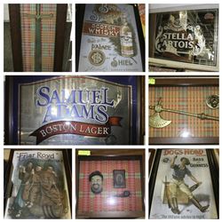 FEATURED ITEMS: BAR PICTURES AND DISPLAYS