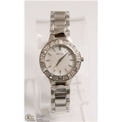 NEW 30MM DKNY STAINLESS STEEL QUARTZ WOMEN WATCH