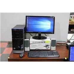 HP PAVILION INTEL CORE i3 DESKTOP W/ WIN 10 PRO
