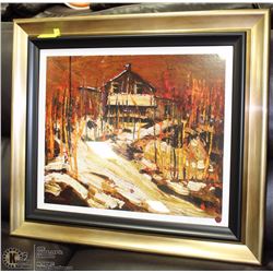 FRAMED, SIGNED, LTD EDITION PRINT BY TOM