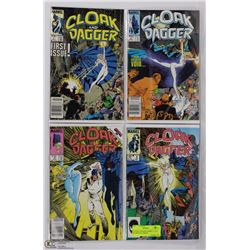CLOAK & DAGGER COMICS --- #1-4 OF ORIGINAL SERIES