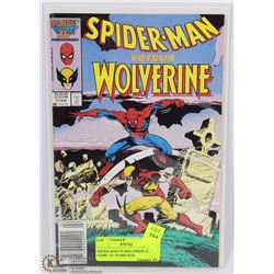 SPIDER-MAN VS WOLVERINE #1 COMIC (31 YEARS OLD)