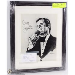 JERRY LEWIS VINTAGE DINNER SHOW MENU FROM THE