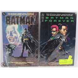 PAIR OF BATMAN OFFICIAL MOVIE ADAPTATION COMICS