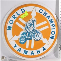 VINTAGE WORLD CHAMPION RACING YAMAHA WALL