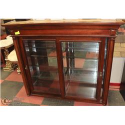 2) MIRRORED HUTCH TOP 54"X20"X46"H