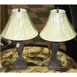 MATCHING SHOWHOME TABLE LAMPS WITH DESIGNER