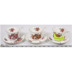 3 ROYAL ALBERT CENTENNIAL ROSE CHINA INCL 3
