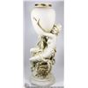 Image 1 : LADY HOLDING VASE FIGURINE 24" TALL