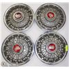 Image 1 : VINTAGE HUBCAPS 14"SET OF 4