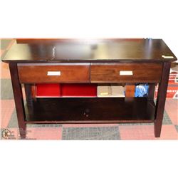 SOFA TABLE WITH 2 DRAWERS
