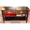 Image 1 : SOFA TABLE WITH 2 DRAWERS