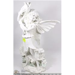 19" WHITE FAIRY FIGURE STATUE