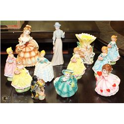 21)LOT OF CERAMIC FIGURINES