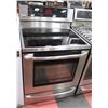 Image 1 : GE/LG 30" GLASS TOP CONVECTION STOVE WITH WARMING