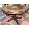 Image 1 : ROUND DELUXE SHOWHOME WOOD AND TILE TOP