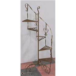 SPIRAL STAIRCASE METAL PLANT STAND 62"HIGH