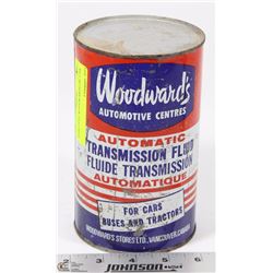 RARE FULL WOODWARDS OIL CAN