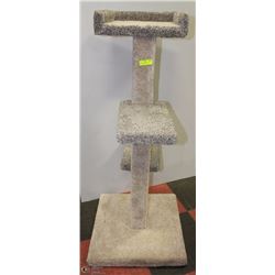 3 PERCH CAT TREE WITH 2'X2' STAND FOR STABILITY