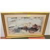 Image 1 : 44 X 30 RESTING LADY ARTWORK