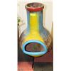 Image 1 : MEXICAN CHIMINEA WITH WROUGHT IRON STAND