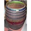 Image 1 : 60 GALLON WINE BARREL PAINTED