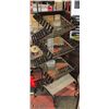 Image 1 : ROLLING METAL DISPLAY CART