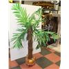 Image 1 : 6' PALM TREE WITH CLAY POT