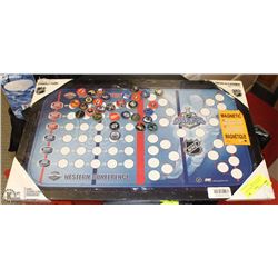 NHL MAGNETIC STANDING BOARD TRACK ALL 30 TEAMS