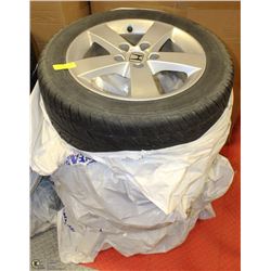 4 HONDA  POTENZA TIRES WITH ALLOY RIMS 205/55 R60