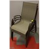 Image 1 : 3 PATIO CHAIRS METAL