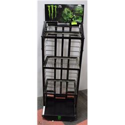 MONSTER STORE DISPLAY CART