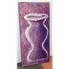 Image 1 : ACRYLIC PURPLE JUG PAINTING 16"X32"