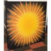 Image 1 : ACRYLIC SUN PAINTING 48"X48"
