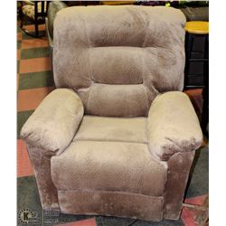 FABRIC SOFA CHAIR DOES NOT RECLINE