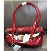 Image 1 : NEW RED SNAKESKIN PURSE WITH REMOVABLE