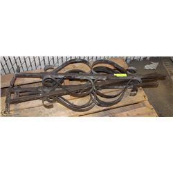 LOT OF 4 BASEMENT WINDOW BARS