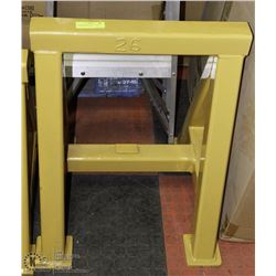 26" HIGH 4000LB STEEL STAND STAMPED AND S/N'D