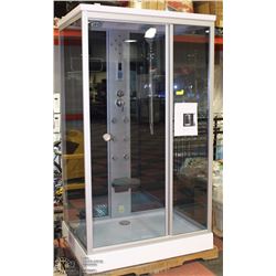 ANS 825 STEAM SHOWER WITH BACK SPRAY JETS, LIGHTS,
