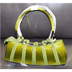 NEW GREEN SNAKESKIN STYLE METAL RING