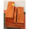 Image 2 : WOOD STAINED 2 STEP STOOL
