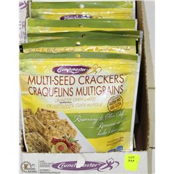 CASE OF MULTISEED CRACKERS