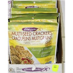 CASE OF MULTISEED CRACKERS