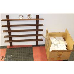 70 MINI PLATE COLLECTION WITH RACK