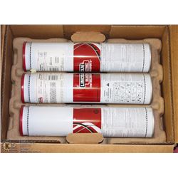 LOT OF 3 LINCOLN WELDING ROD 316 STAINLESS STEEL