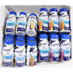 CASE OF 24 MIXED FLAVORS OF ENSURE MEAL