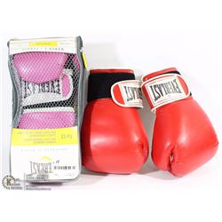 SET OF EVERLAST BOXING GLOVES, LADIES & MENS