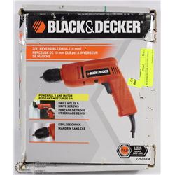 BLACK & DECKER ELECTRIC DRILL