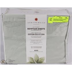SPRINGMAID EGYPTIAN SHEETS QUEEN SIZE 600 THREAD