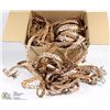 Image 1 : BOX OF BRAIDED LEATHER LADIES BELTS